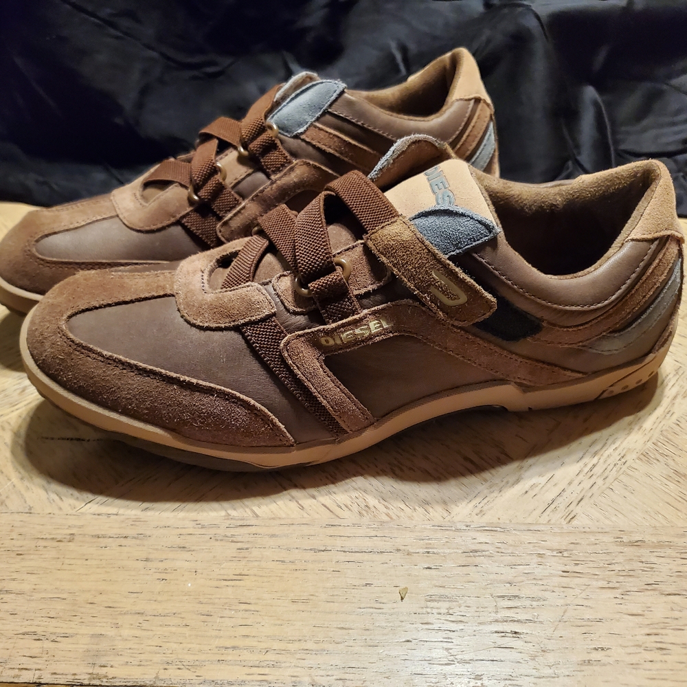 Diesel Men's Brown Casual Sneakers